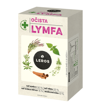 Očista lymfa čaj porcovaný 30g Leros